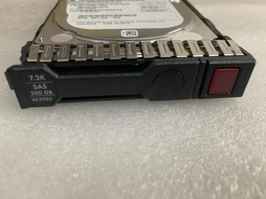 Сервер HPE 500GB 653953-001 652745-B21 7.2K 2.5" 6G DP G8 SAS MDL SERVER HARD DR