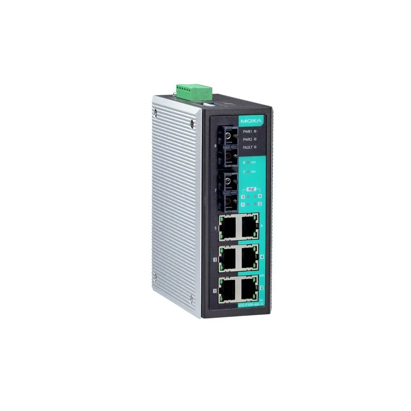 IIoT-устройство Moxa Model EDS-P308 8 Port Ethernet Switch