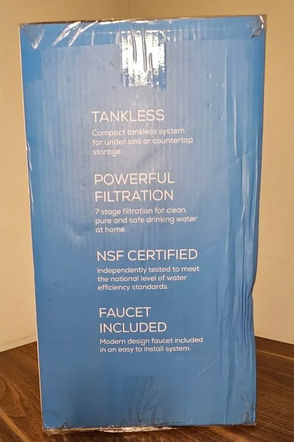 Насос Water Filter Reverse Osmosis System 600GPD Tankless 2:1 Pure to Drain RO