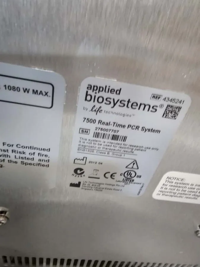 Амплификатор Applied Biosystems 7500 Fast Real-Time PCR System 4357362