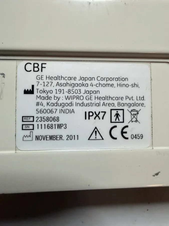 УЗИ-датчик GE Convex Array Ultrasound Transducer Probe 3.5 MHz model 2358068