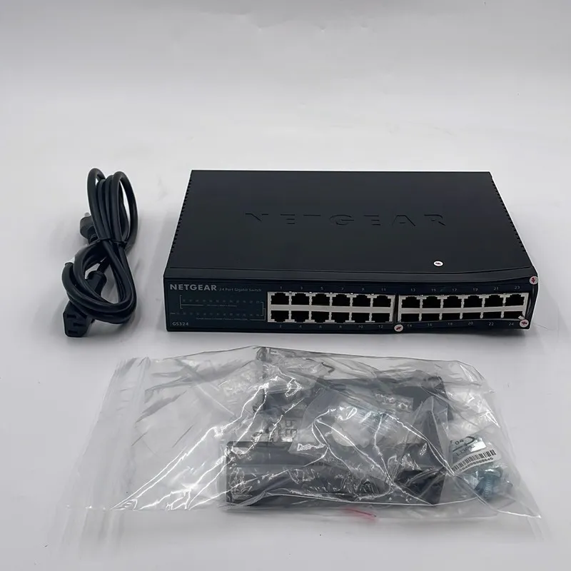 Коммутатор NETGEAR GS324 24-Port Gigabit Ethernet Unmanaged Switch Black