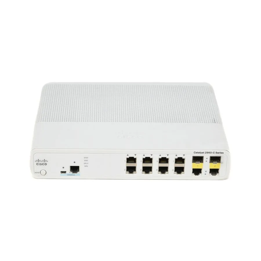 Коммутатор Cisco WS-C2960C-8TC-L 2960C Switch 8 FE 2x Dual Purpose Uplink