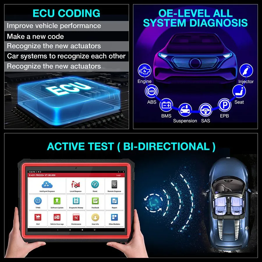 Диагностический сканер 2026 Launch X431 PRO3S+PRO 5 Key Programming Tool Full Sy — фото лота 3
