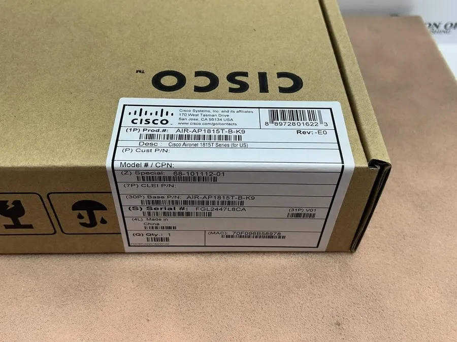 Точка доступа Wi-Fi Cisco AIR-AP1815T-B-K9 Access Point