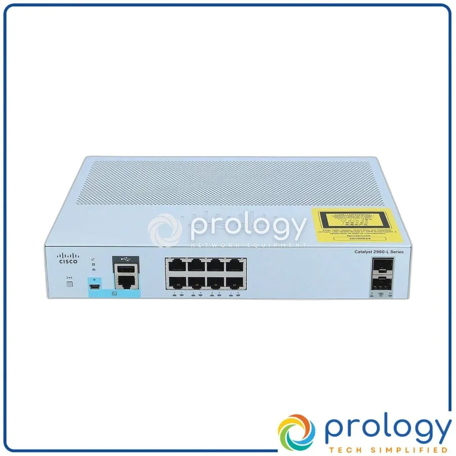 Коммутатор Cisco WS-C2960L-8TS-LL Catalyst 2960 8-Port Gigabit Ethernet Switch