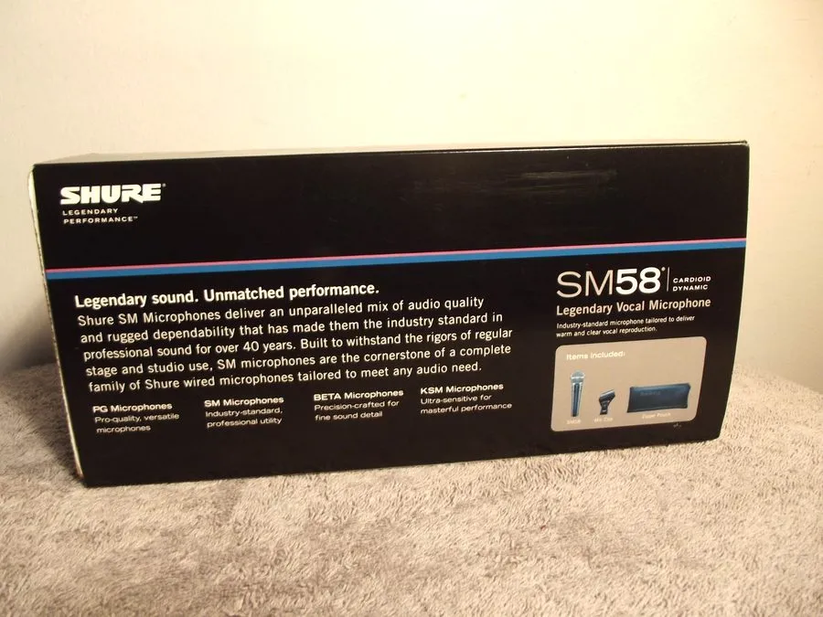 Микрофон Shure SM58-LC Cardioid Dynamic Vocal Microphone '