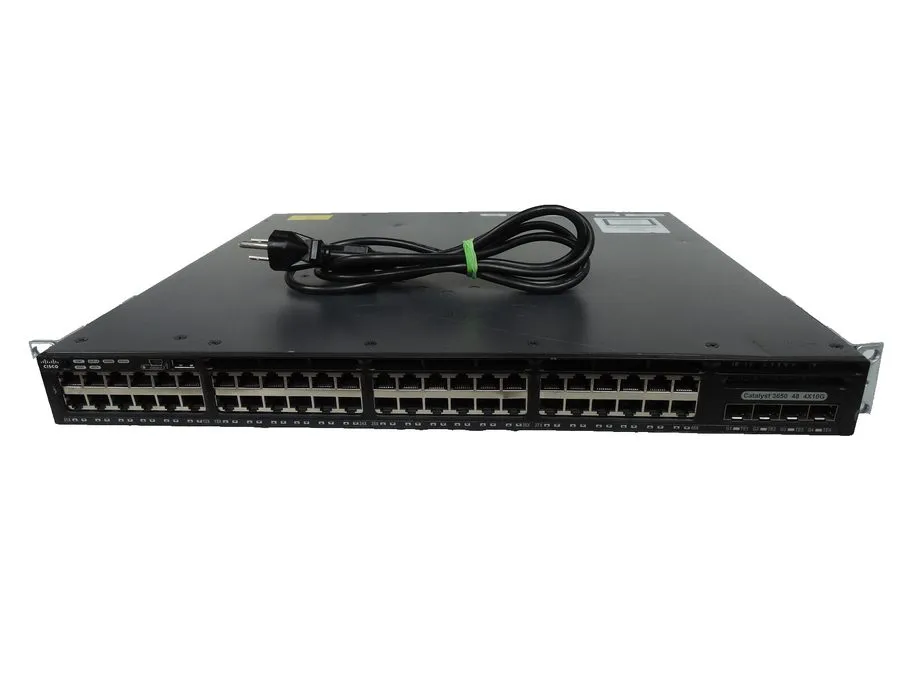 Коммутатор Cisco WS-C3650-48TQ-S 48 Port Gigabit Ethernet & 4x10G SFP+ IP Switch