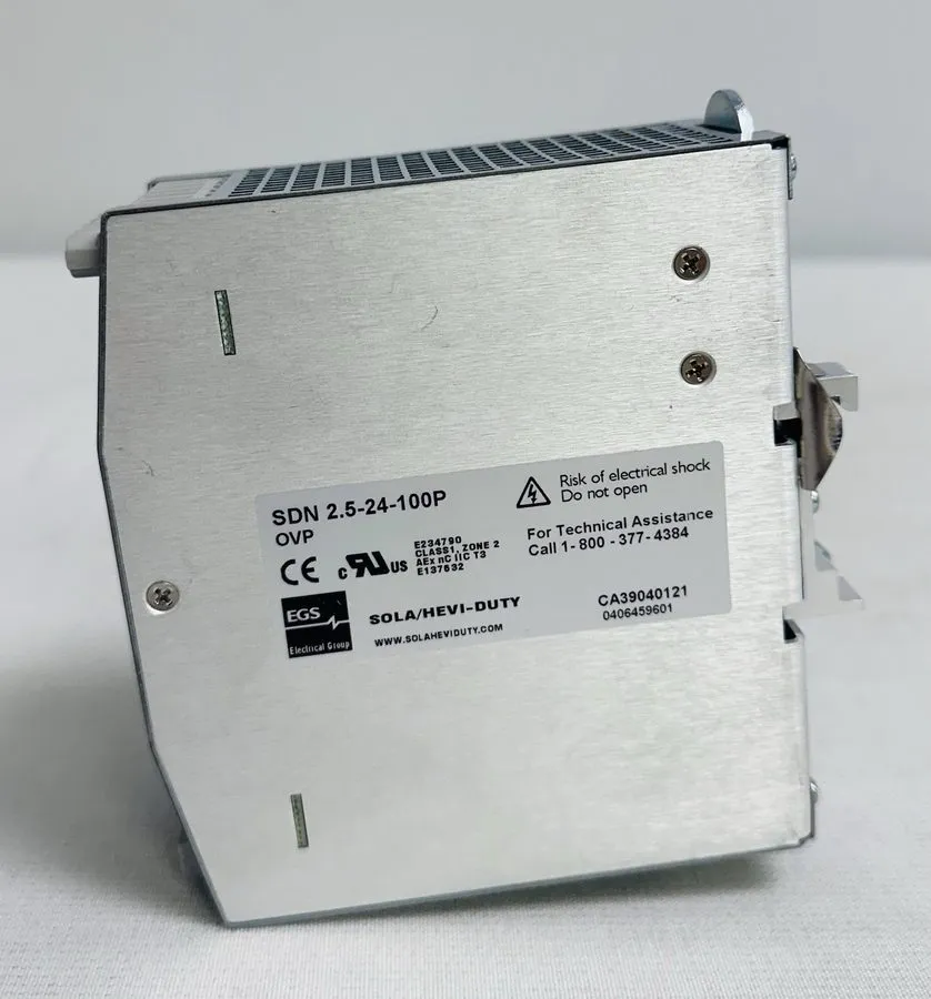 Блок питания Emerson SolaHD SDN 2.5-24-100P 24VDC 2.5A 60W DIN Rail Power Supply