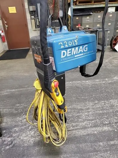 Таль 2014 DEMAG DC-PRO-5-500 1/1 H5 V9, 6/2,4 Electric Chain Hoist, 1,100 Lbs Ca — фото лота 1