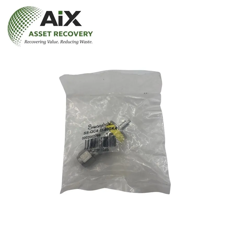 Трубопроводная арматура Swagelok SS-QC4-D-400K4 Quick Connect Stem with Valve FN