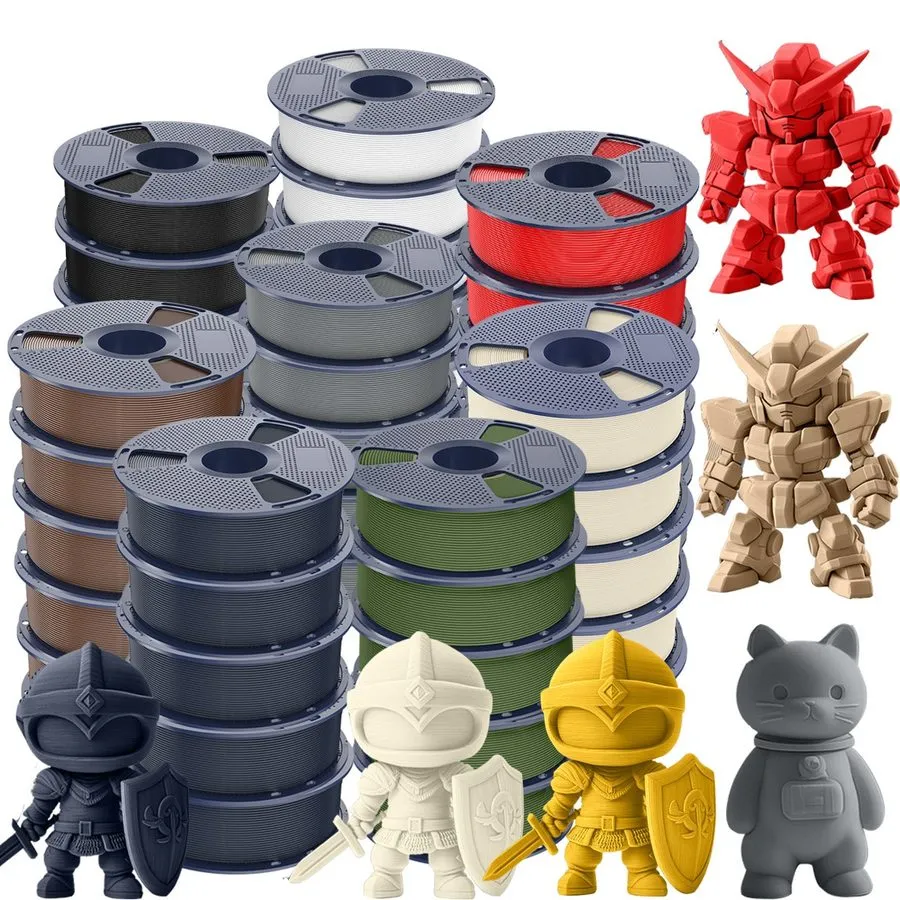 3D-принтер PLA+2.0 3D Printer Filament Bundle, 4KG Upgrade PLA+ Filament 1.75mm,