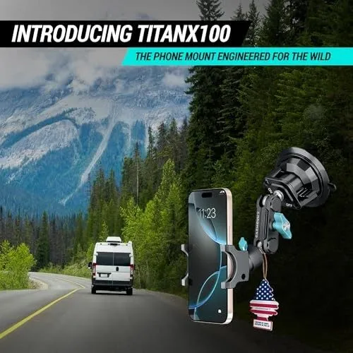 Вакуумная присоска CARMOUNT TitanX100 Suction Cup Phone Mount — фото лота 2