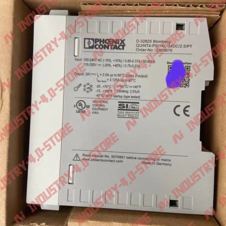 Блок питания Phoenix 2909576 QUINT4-PS/1AC/24DC/2.5/PT Switching Power Supply