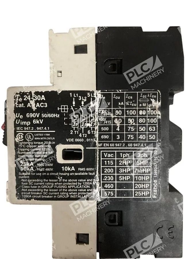 Автоматический выключатель Telemecanique 24-32A Starter Protector Circuit Breake — фото лота 1