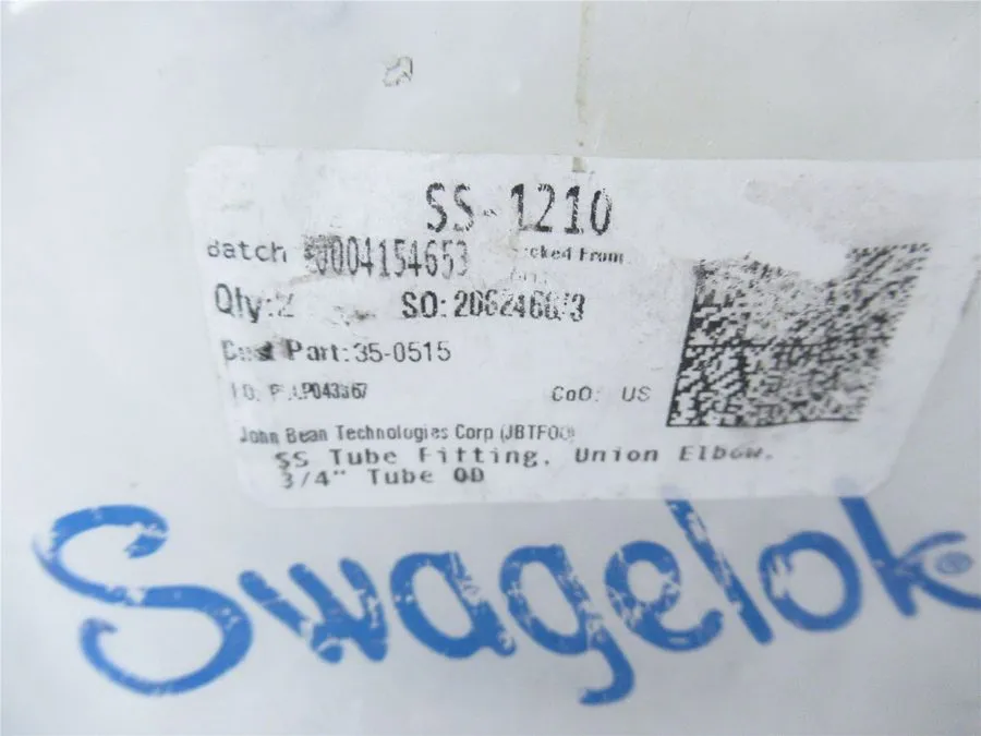 Фитинг Swagelok SS-1210-9 Stainless Steel Swagelok Tube Fitting FNSP