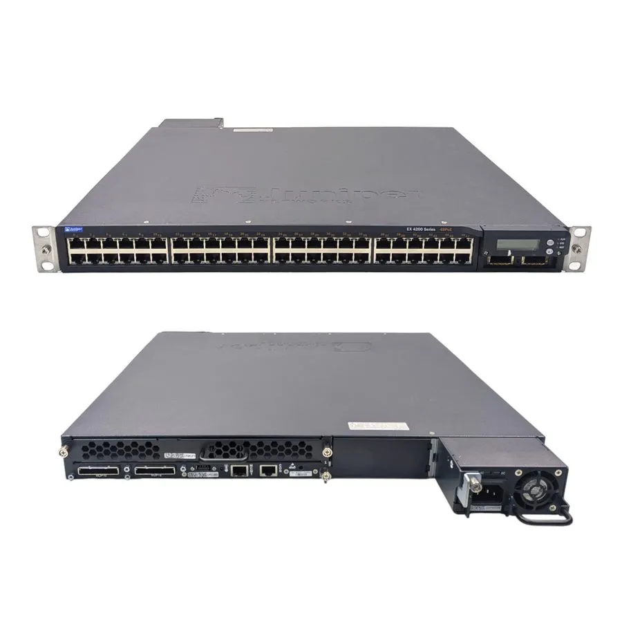 Коммутатор Juniper EX4200-48P 48-Port 1000Mbps 2X XFP 10GbE PoE 930W L3 1U Rack 