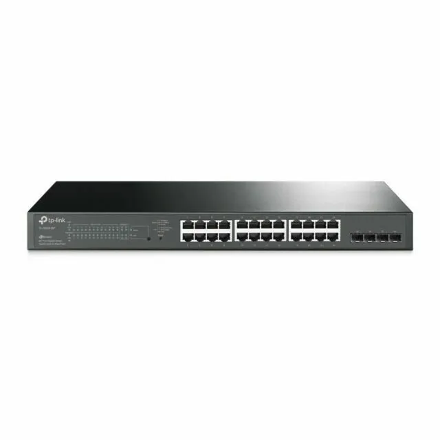 Коммутатор TP-Link T1600G-28PS JetStream 24-port Gigabit smart PoE+ Switch — фото лота 1