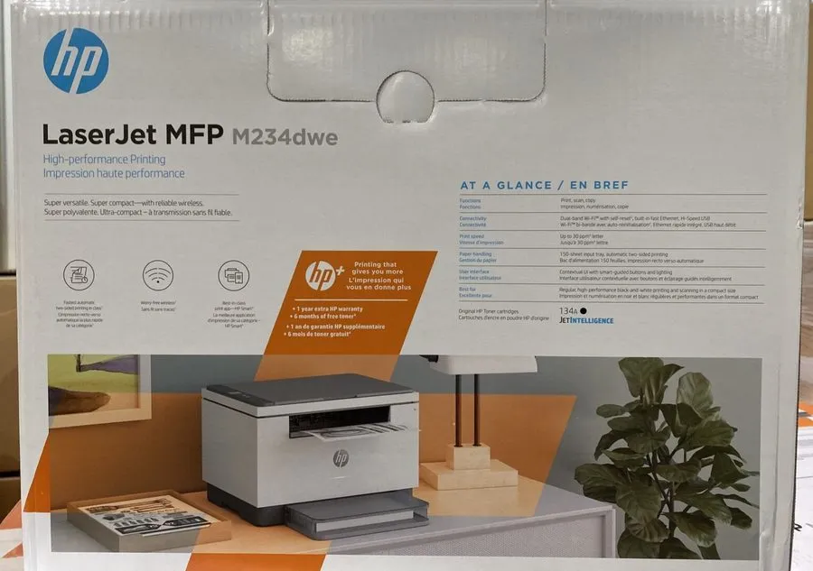 Лазерный принтер HP LaserJet M234dwe Wireless Monochrome Laser All-In-One Printe