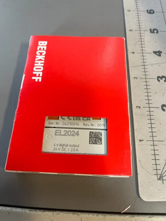 Модуль ввода-вывода Beckhoff EL2024 EtherCAT Terminal 4-Channel Digital Output 2