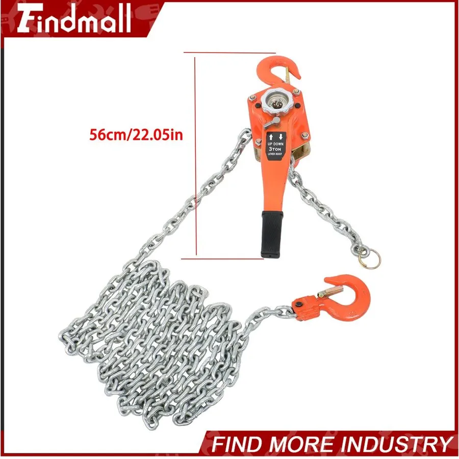 Строп Findmall Lever Block Chain Hoist Wrench Hoist 6600lb Capacity 20ft G80 Cha