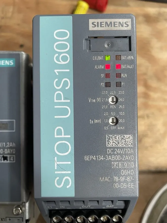 Блок питания Siemens 6EP4134-3AB00-2AY0 Power Supply SITOP UPS1600 24Vdc