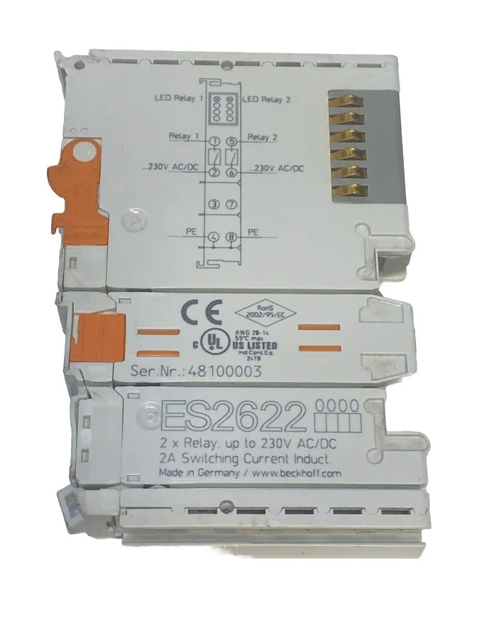 Реле Beckhoff ES2622 2-Channel Relay Output Terminal (EtherCAT)