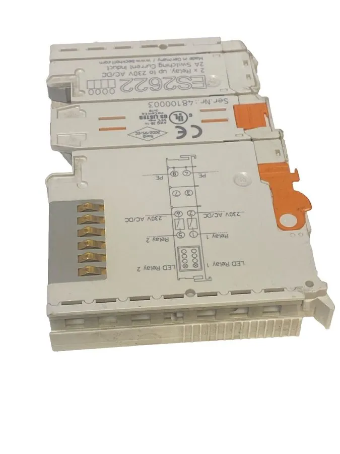 Реле Beckhoff ES2622 2-Channel Relay Output Terminal (EtherCAT) — фото лота 2