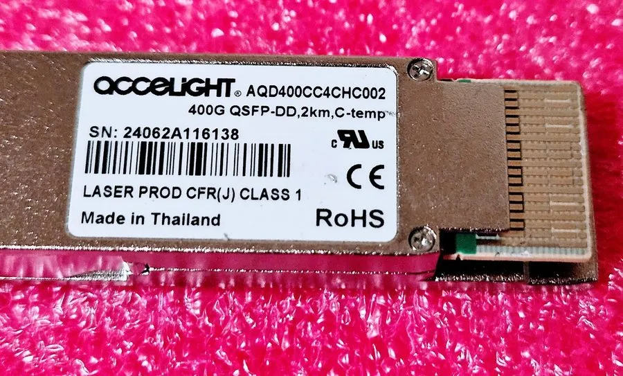 Трансивер AcceLight 400G FR4 QSFP-DD SMF LC 2km Optical Transceiver AQD400CC4CHC — фото лота 1