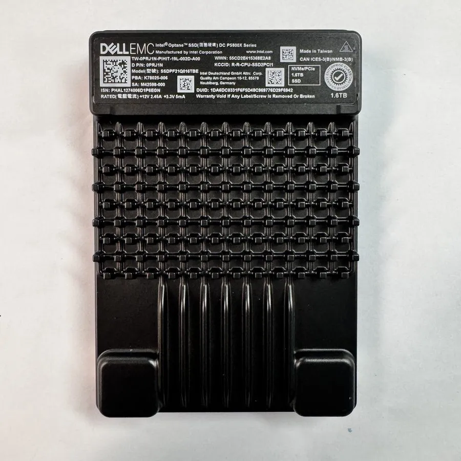 SSD-накопитель Intel Optane P5800x 1.6TB DELL SSD 2.5" U.2 PCIE NVME SSDPF21Q016