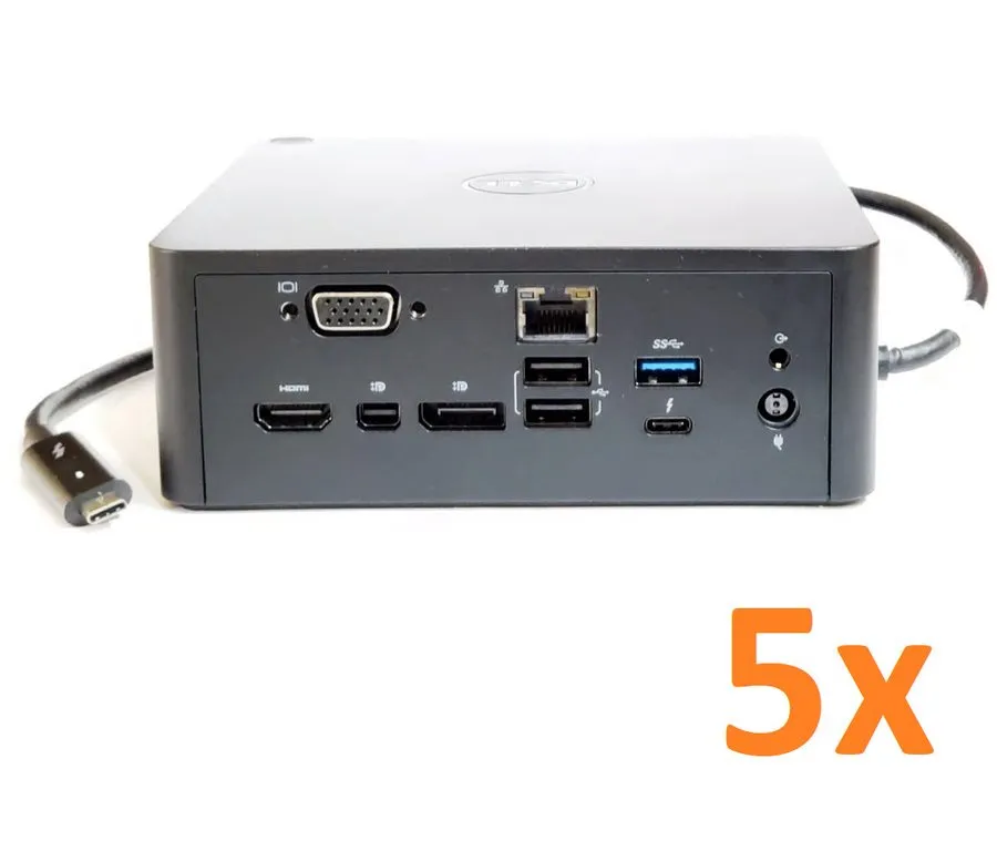 Док-станция Dell Thunderbolt Dock USB Type-C 0J5C6 TB16 K16A w/ 130W Ac Adapter