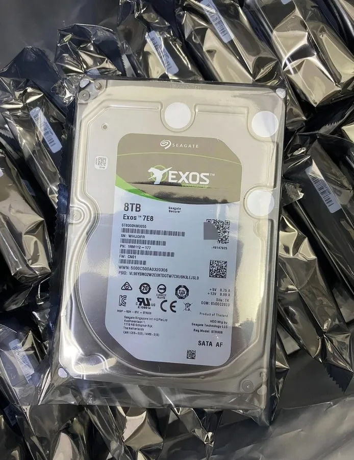 Жёсткий диск Seagate Exos 7E8 8TB ST8000NM0055 3.5" SATA III Enterprise Hard Dri