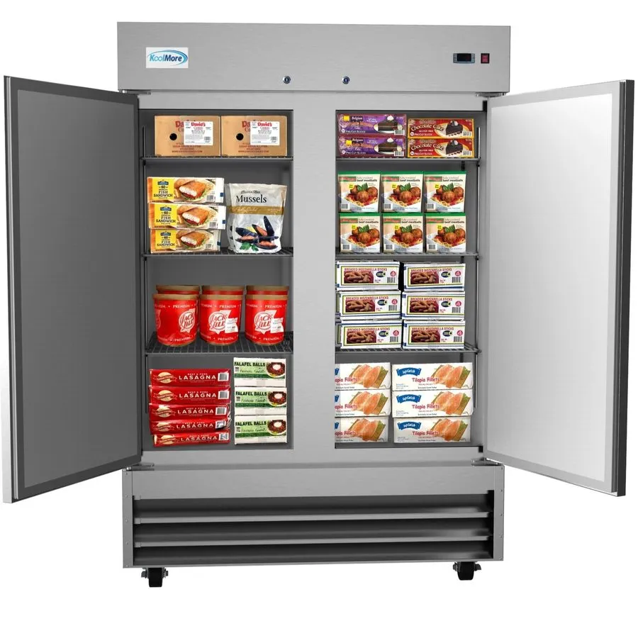 Морозильный шкаф 2-Solid Door Reach-In Freezer, Bottom Mount, 49 cu. ft Valpro V