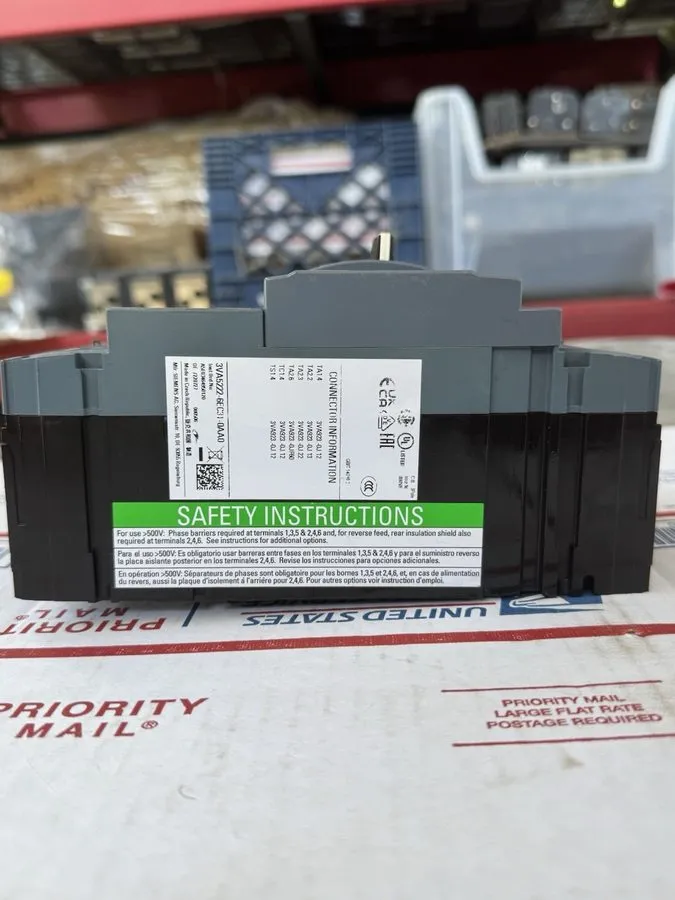 Автоматический выключатель Siemens 3VA5222-6EC31-0AA0 225 Amp 3-Pole Molded Case — фото лота 4