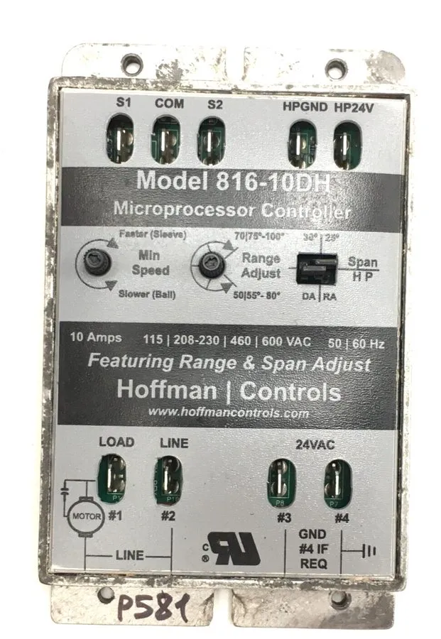 Трубопроводная арматура Hoffman Controls 816-10DH Pressure Regulator York 161267 — фото лота 2