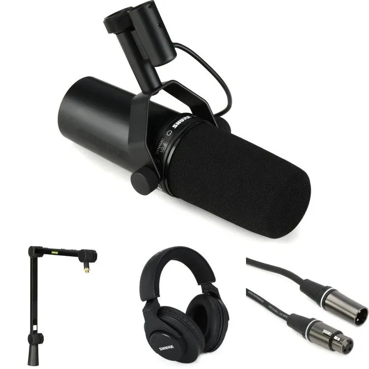 Микрофон Shure SM7dB Active Dynamic Microphone and SRH440A Headphones Broadcast 