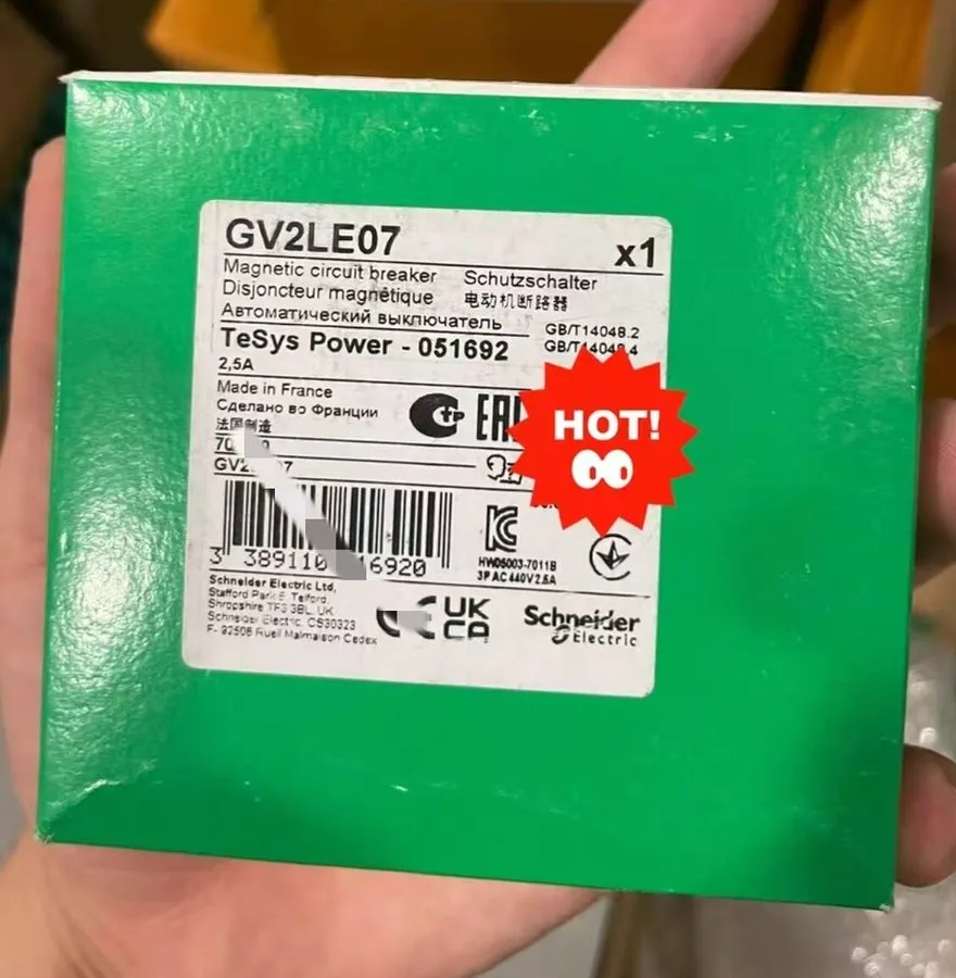 Автоматический выключатель Schneider GV2LE07 motor circuit breaker 2.5A
