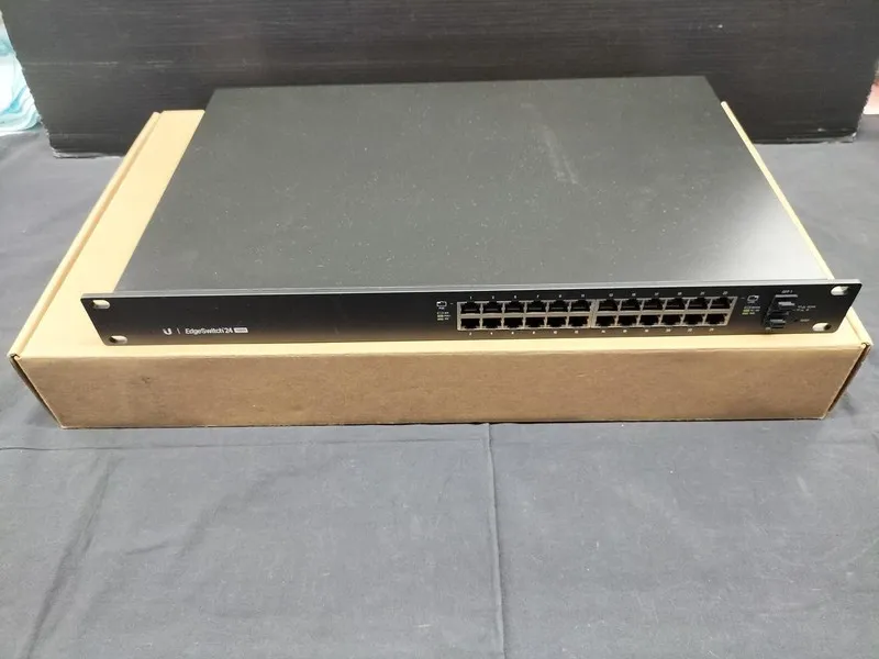 Коммутатор Ubiquiti EdgeSwitch 24 24-Port 500W Managed PoE+ Switch ES-24-500W