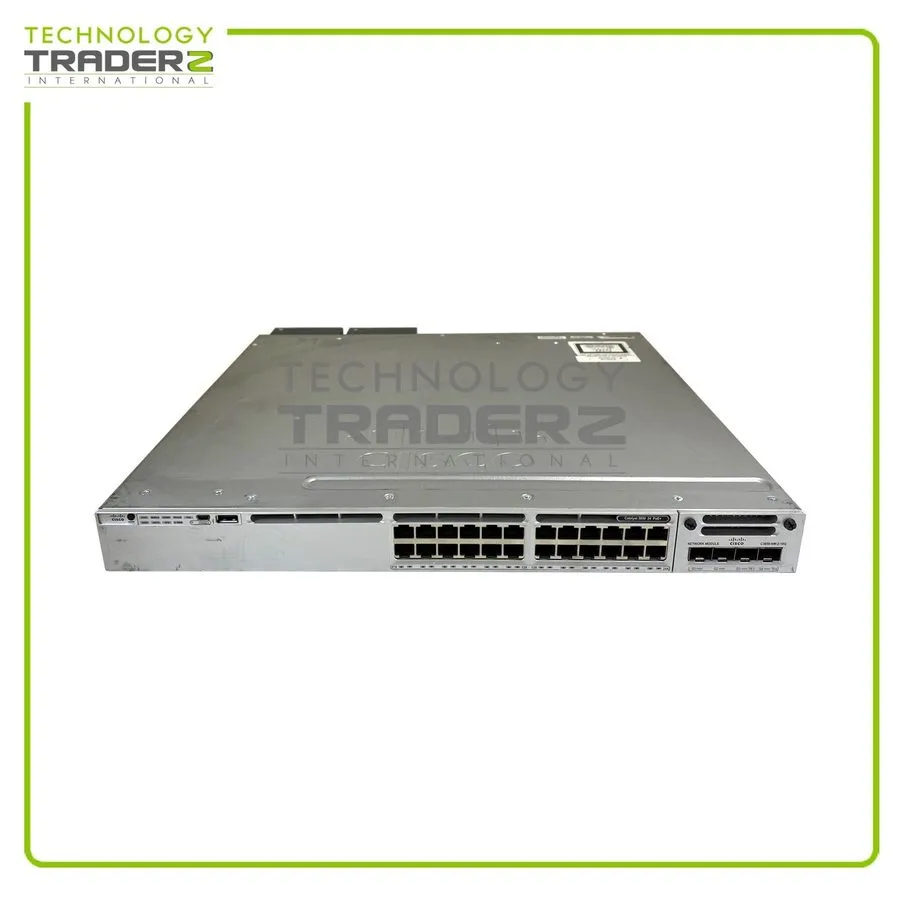 Коммутатор Cisco Catalyst WS-C3850-24P-S Switch 24 Port Gigabit PoE+ 715W
