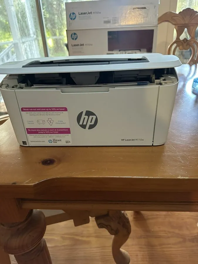 Лазерный принтер HP LaserJet M110w White Wireless Bluetooth Monochrome Laser Pri