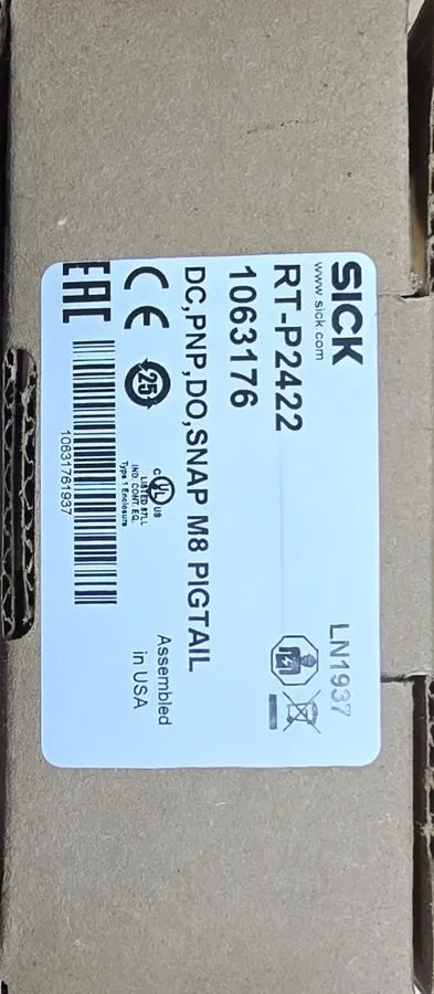 Датчик приближения SICK RT-P2422 1063176 ZoneControl Photoelectric Proximity Sen