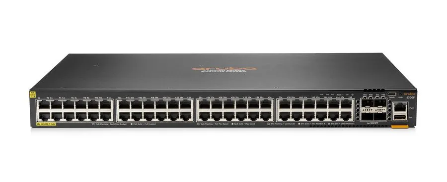 Коммутатор Aruba JL728B 6200F 48G Class4 PoE 4SFP+ 740W Managed Switch