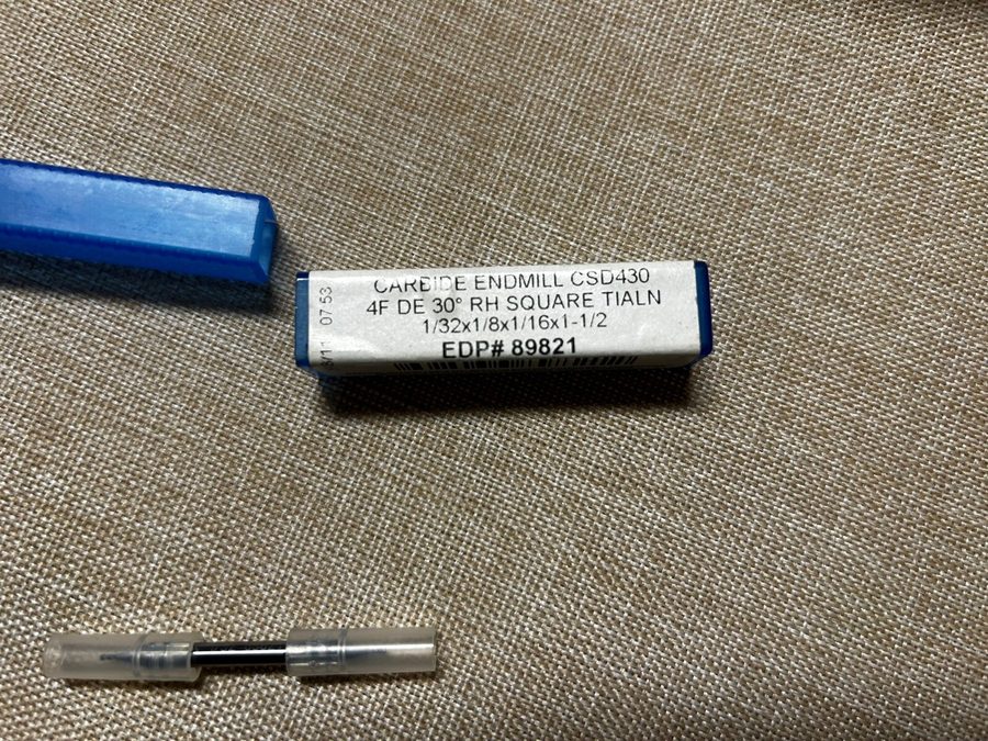 Режущий инструмент Niagara Cutter EDP# 89821 Carbide Endmill CSD430 1/32x1/8x1/1