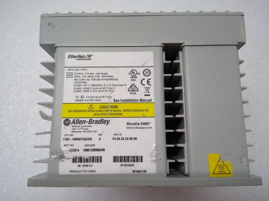 Коммутатор Allen Bradley 1783-HMS8TG4CGN Stratix 5400 12 Port Managed Switch