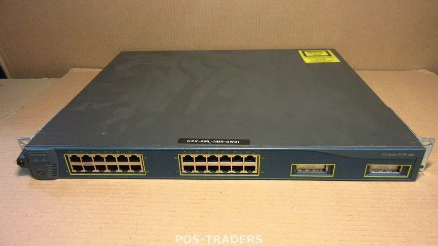 Коммутатор Cisco catalyst WS-C3550-24-SMI 24 ports network switch 90 Day's Real