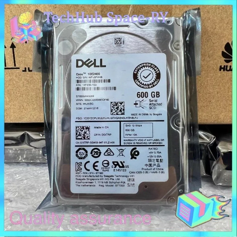 Сервер Dell 0XXTRP ST600MM0069 600GB 10K 12Gbps SAS 2.5 Inch Server Hard Drive