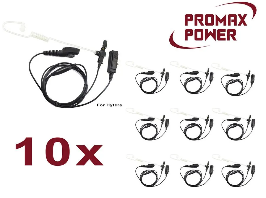 Гарнитура 5x Acoustic (2-Wire) Tube PTT Earpiece для Hytera Radios PD700 PT560 P