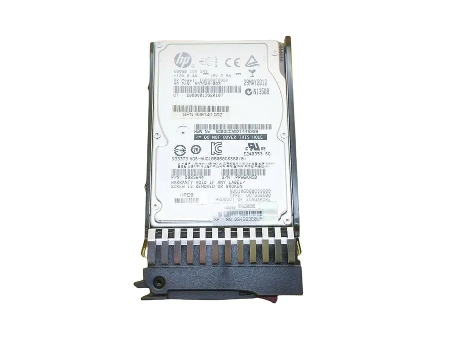 Жёсткий диск 655477-B21 655573-001 HP 600GB 10K 6G SFF 2.5'' Sas Hdd