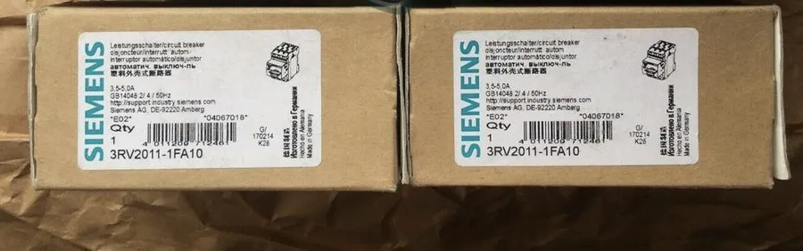Автоматический выключатель Siemens 3RV2011-1FA10 motor protection switch circuit