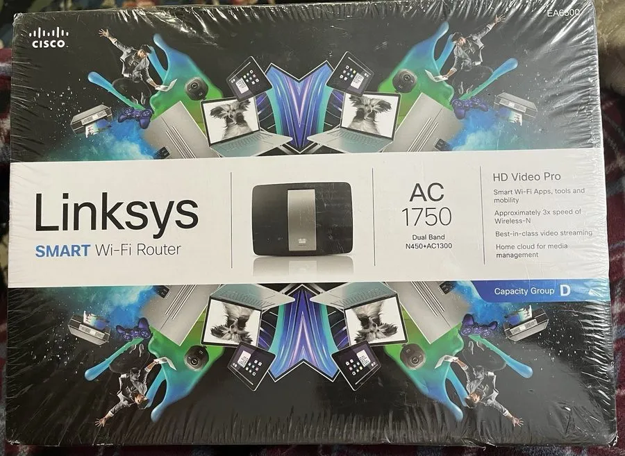 Маршрутизатор Linksys AC1750 4-Port Gigabit Wireless AC Router (EA6500) As Is No